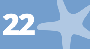 Starfish and number 22