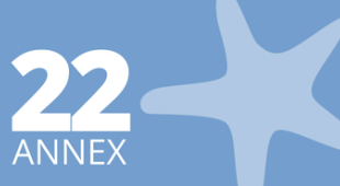 Starfish and number 22 plus the word Annex