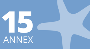 Starfish and number 15 plus the word 'annex'.