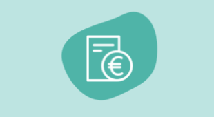 An icon showing a report and a Euro sign.