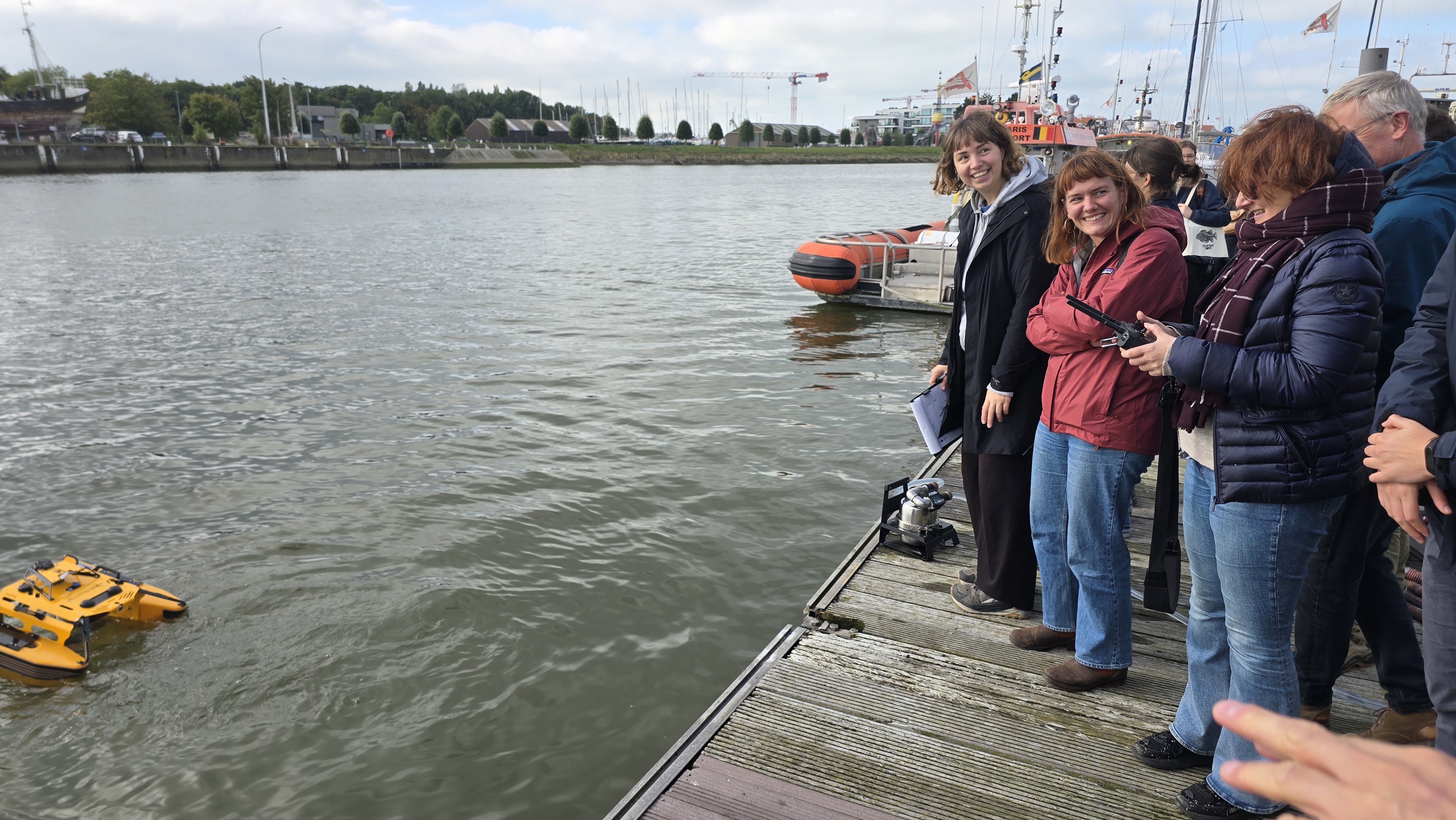 TREASURE partners testing ULCO's aquatic drone