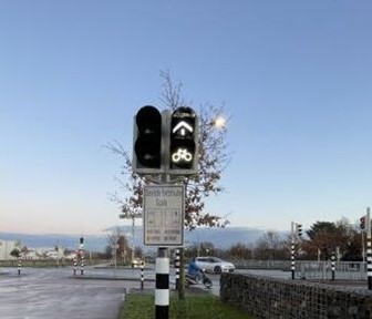 Smart Traffic Lights Show Cyclists 