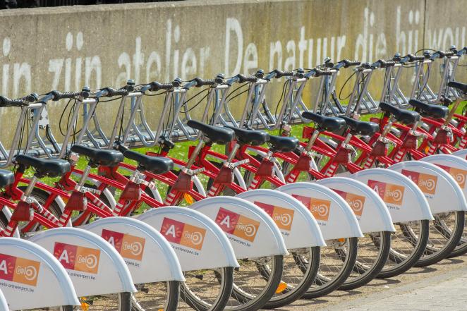 Antwerpen shared bikes