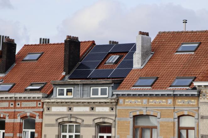 Solar roof in Belgium