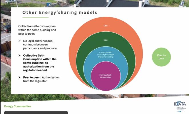 Energy sharing models