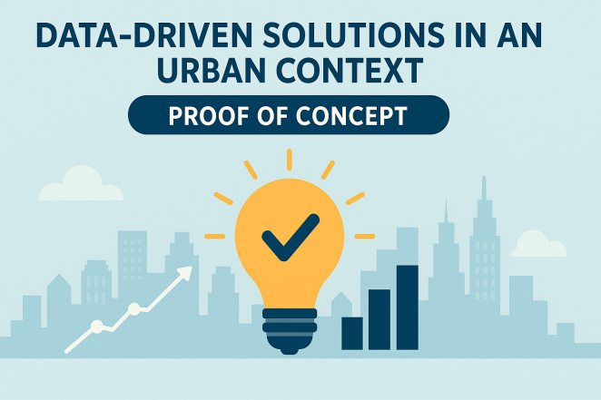 Data-driven solutions in an urban context: proof of concept