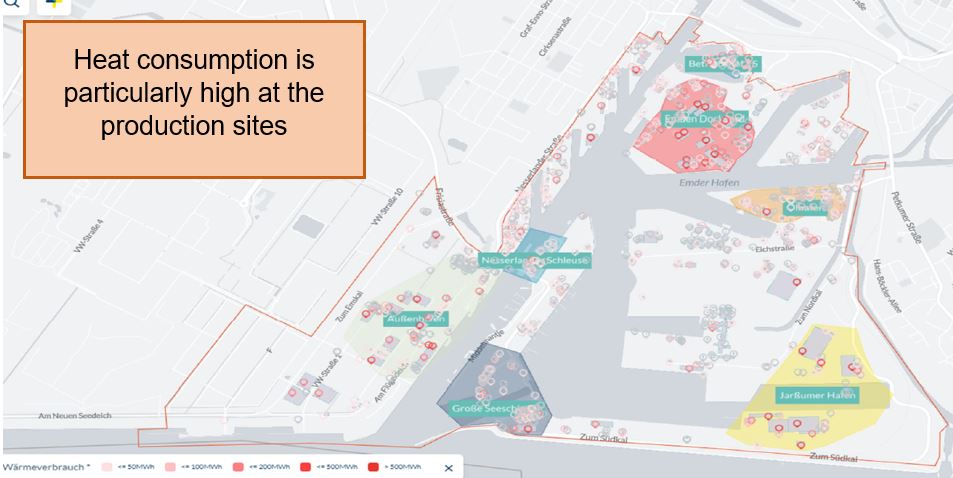 Heat Consumption, Port of Emden