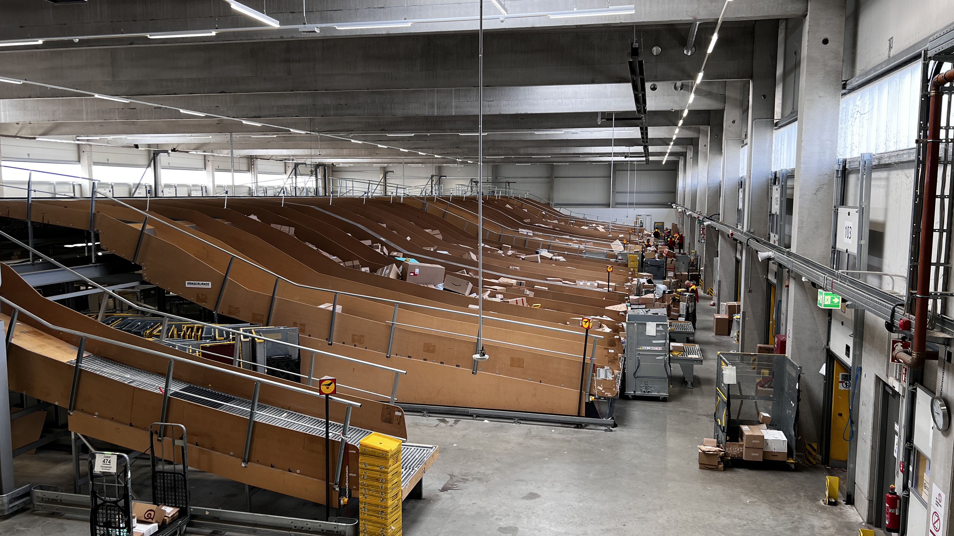 DHL logistics hub in Hamburg. Photo: Lindholmen Science Park.