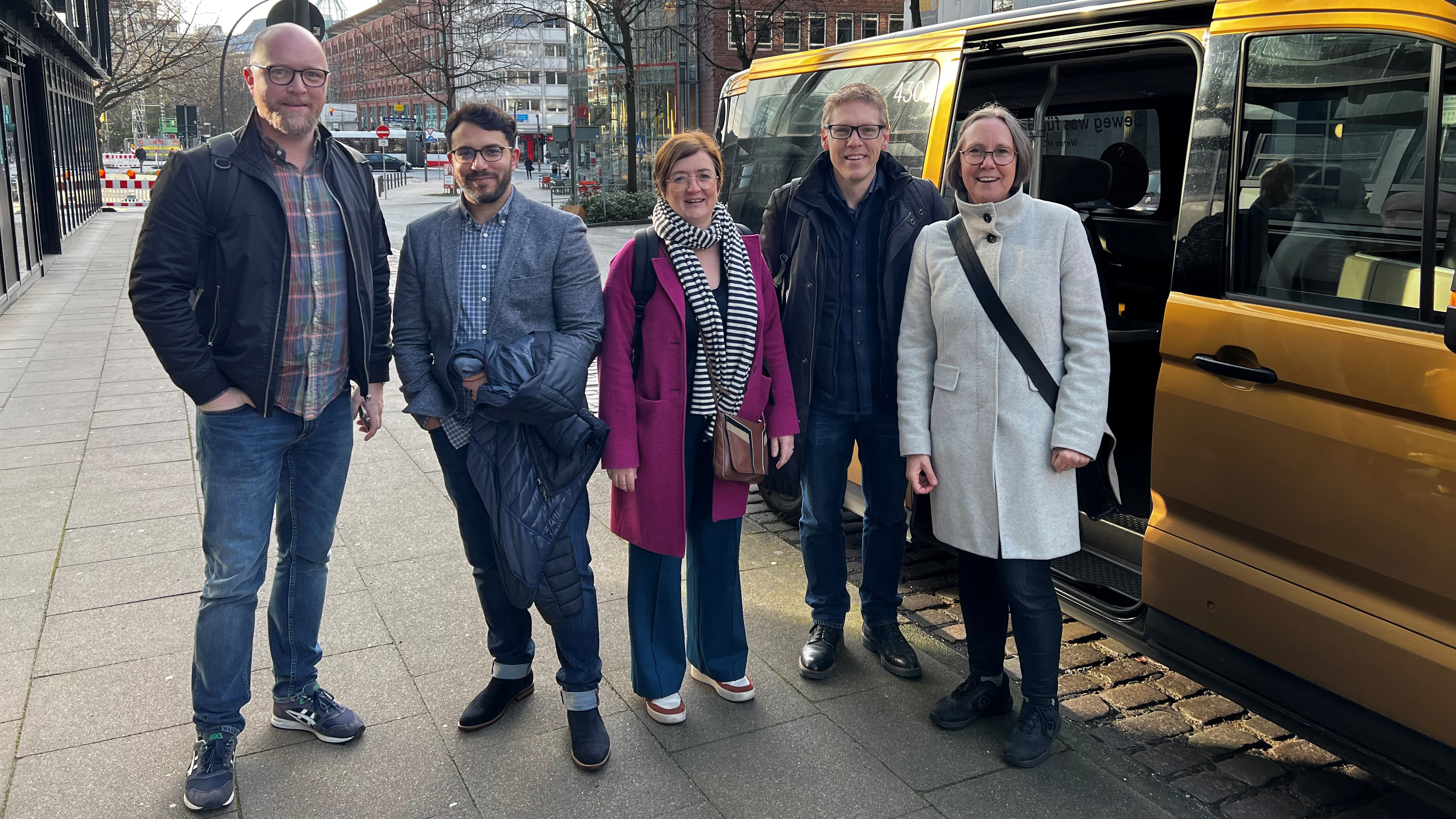 From left: Olof Nordangård, Amir Ali Bashash, Veerle Demeyer, Lars Bern, Dr. Ulfia Clemen. Photo: LIHH