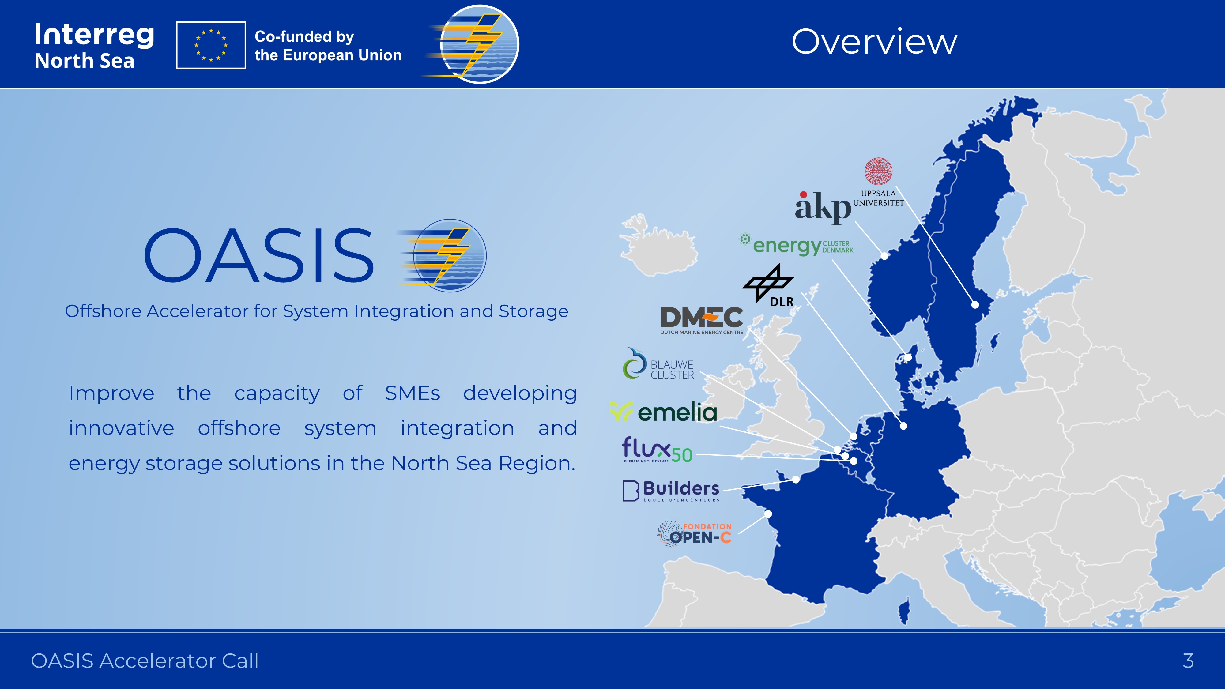 Maps of OASIS partners