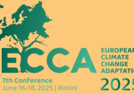 The ECCA conference logo including a tree that transform into a European map.