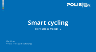 Wim Dijkstra Presentation on Smart Cycling