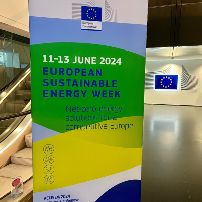 Rollup banner for the European Sustainable Week 2024