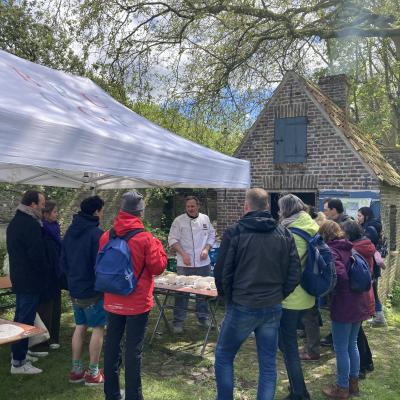 Attendees at circular bread baking workshop