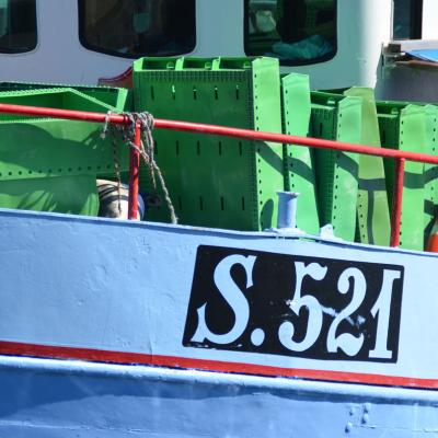 Fischtrawler in the Port of Skagen