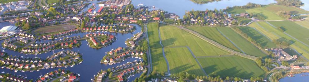 The village of Terherne in Fryslân, The Netherlands