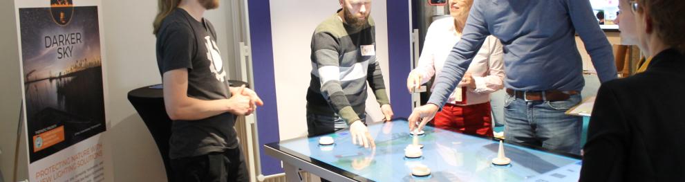 Touch table demonstration at HH workshop