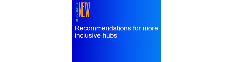 Recommendations for more inclusive hubs - Image